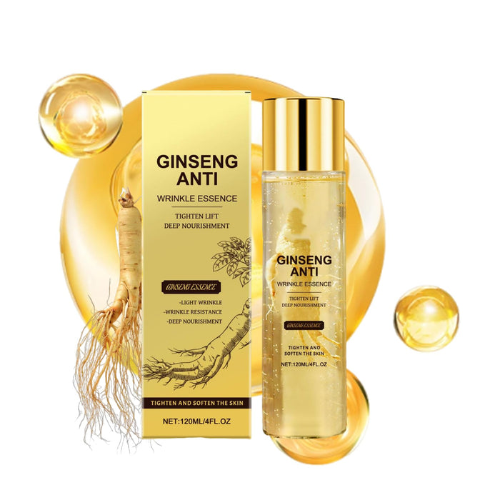 Ginseng Essence Anti Wrinkle Essence, 4 Fl Oz Ginseng Essence Water, Anti-Aging Firming Hydrating Serum Water for All Skin Types (1pcs)