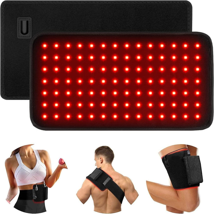 Red Light Therapy Belt for Body, Infrared Light Therapy Device, LED Flexible Wearable Wrap, with Timer for Back Shoulder Waist Muscle Pain Relief Gift for Woman and Man