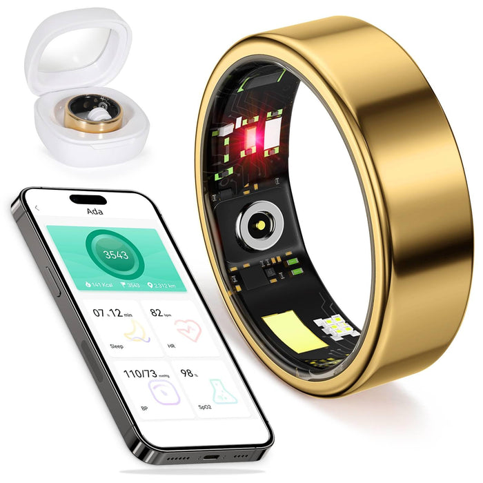 Health Tracker Fitness Sleep Monitor for Women (Gold8#)