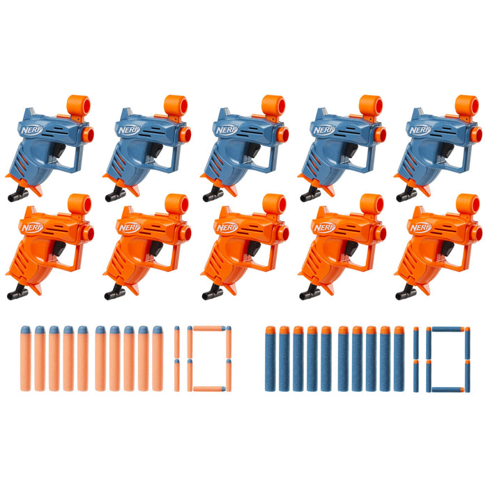 Retros Market Elite Ace SD-1 Party Pack, 10 Blasters, 20 Darts, 8 Year Old Boys & Girls & Up (Amazon Exclusive)