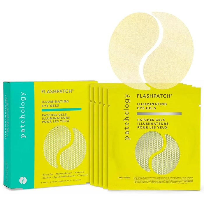 PATCHOLOGY Eye Mask, Brightening Under Eye Patches for Puffy Eyes and Dark Circles, Vitamin C Serum, Dark Circles Under Eye Treatment, Hydrating Eye Patches for women and men (5 Pairs)GET 20% OFF STOREWIDE!