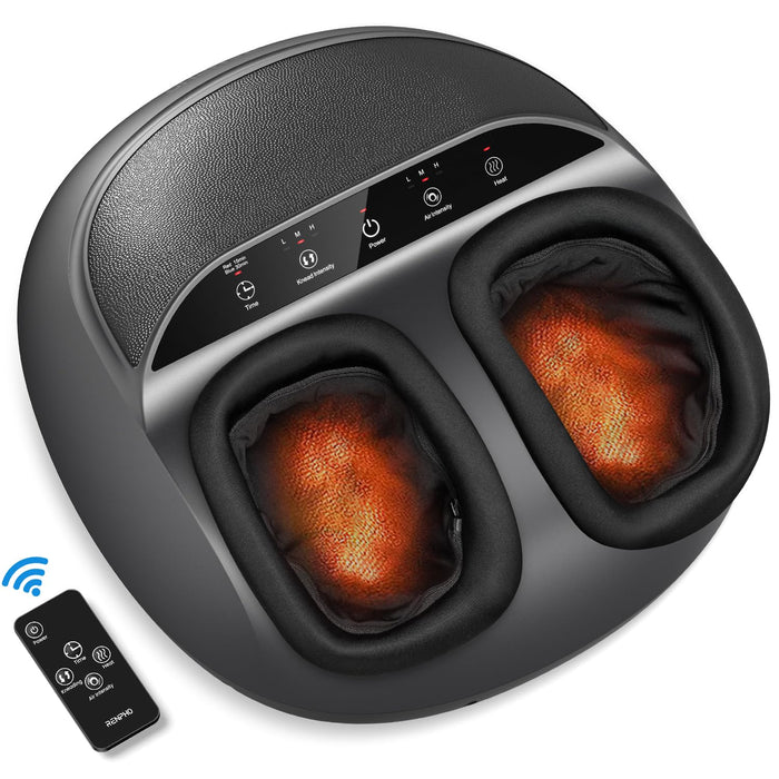 RENPHO Foot Massager Machine with Heat [2025 Upgraded], FSA HSA Eligible, Shiatsu Foot Massager for Neuropathy, Electric Massage for Plantar Fasciitis Relief, Mothers Day Gifts for Women Men