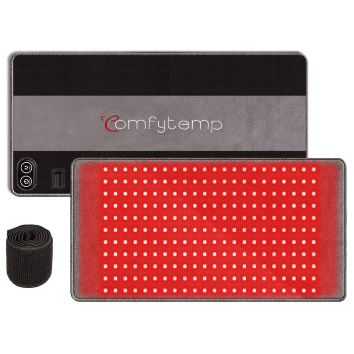 Comfytemp Red Light Therapy for Body, FSA HSA Eligible 24" x 12" Infrared Light Therapy Pad, Red Light Therapy Device with Pulse Function for Back Muscle Pain Relief, 4 Mode & 3 Strength, Idea GiftGET 20% OFF STOREWIDE!
