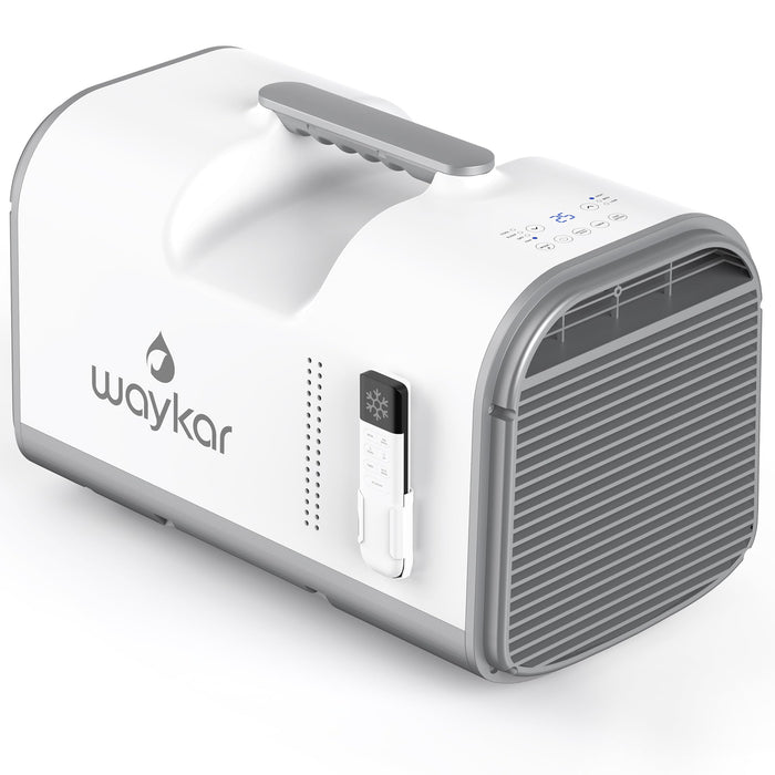 Waykar 4500 BTU Tent Air Conditioner - Portable Air Conditioner with Cooling, Dehumidifying & Fan Functions, Covers Up to 130 Sq. Ft., Ideal for Tents, Camping & RVs, Remote Control, AC Powered
