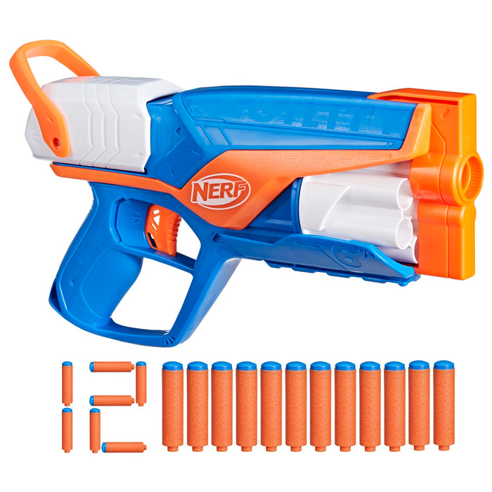 Retros Market N Series Agility Blaster, 12 N1 Darts Compatible Only N Series Blasters, 6 Dart Drum, Kids Outdoor Games