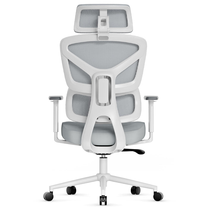 Ergonomic Office Chair, High Back Mesh Desk Chair with 4-Position Height Adjustable Back, 3D Armrests, Adaptive Lumbar Support, 3-Level Tilt Function, 3D Headrest, Comfy Computer Gaming Chairs