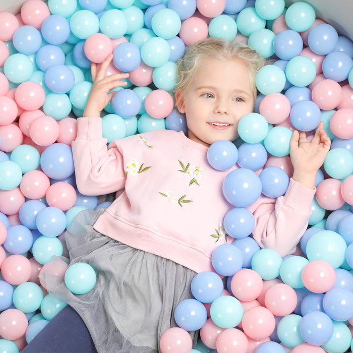 Retros Market  Macaron Ball Pit Balls Plastic Balls for Ball Pit Pool Playpen Babies Kids Children Birthday Parties (100 pcs)