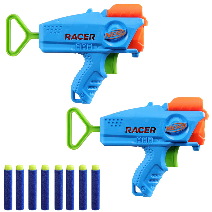 Retros Market Elite Racer Easy-Play Dart Blaster 2 Pack, 8 Elite Darts, Blaster Outdoor Toys, Ages 6+ (Amazon Exclusive)