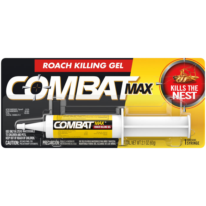 Combat Max Roach Killing Gel for Indoor and Outdoor Use, 1 Syringe, 2.1 Ounce (Pack of 1)GET 20% OFF STOREWIDE!