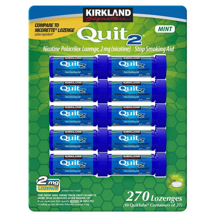 Kirkland Signature Quit Lozenges 2mg., 270 Pieces