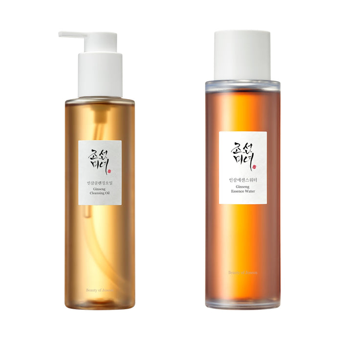 Beauty of Joseon Ginseng Cleansing Oil and Essence Water Makeup Remover and Toner Set