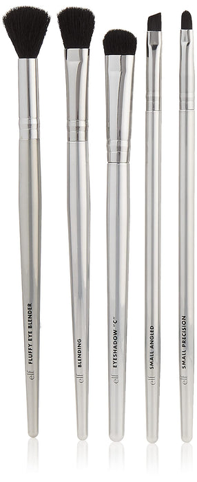e.l.f. Smoky Eye Brush Kit, 5-Piece Makeup Brush Kit For Creating A Smoky Eye Look, Apply & Blend Eyeshadow, Vegan & Cruelty-Free