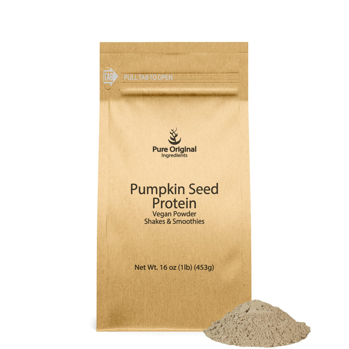 Pure Original Ingredients Pumpkin Seed Vegan Protein Powder (1 lb) Nutty Flavor, Breads & Smoothies