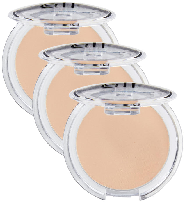 e.l.f. Prime & Stay Finishing Powder, Sets Makeup, Controls Shine & Smooths Complexion, Sheer, 0.17 Oz (4.8g) (Pack of 3)