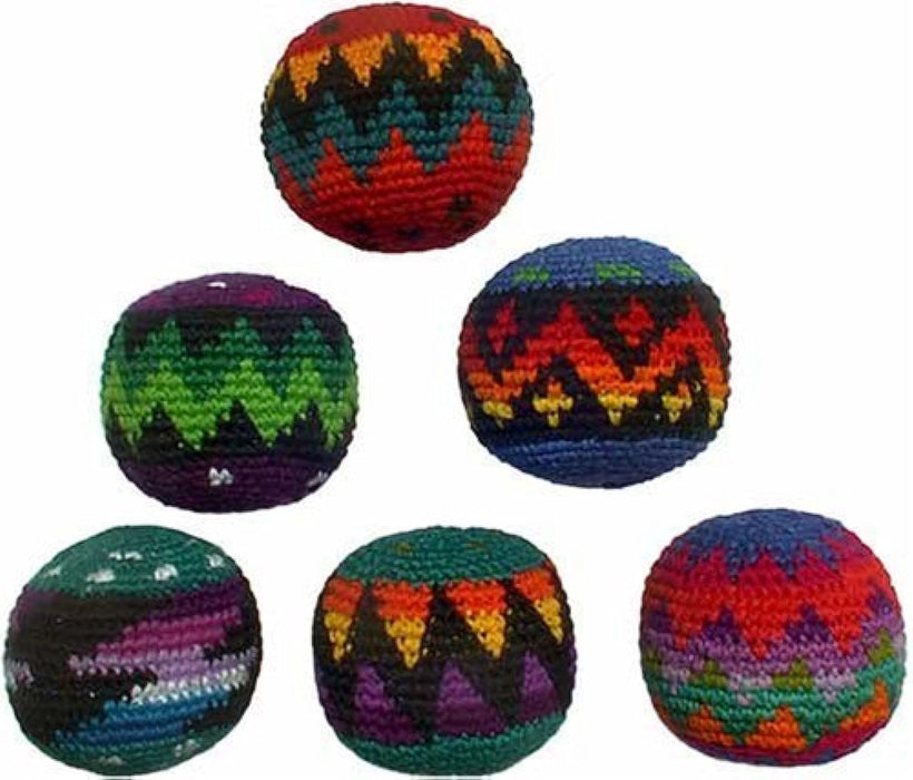 Retros Market Turtle Island Imports Multicolor Hacky Sacks - Set of 6 (6 Pieces, 1.5 Inches Each)