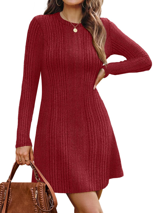 OFEEFAN Christmas Party Dresses for Women Maternity Dresses for Women Wine 2XL