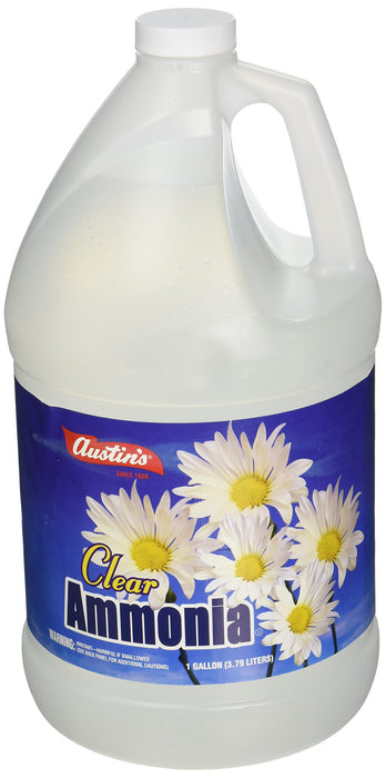 Austin's 52 Clear Ammonia Colorless Multi-Purpose Cleaner Liquid, 128oz