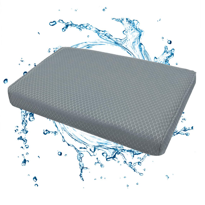 Shower Seat Cushion, Shower Chair Cushion for Transfer Benches in Bathtub, Cushion for Sauna, 3D Mesh Pad with Hook, Slip-Resistant, Design for Elderly, Senior, Handicap Disabled