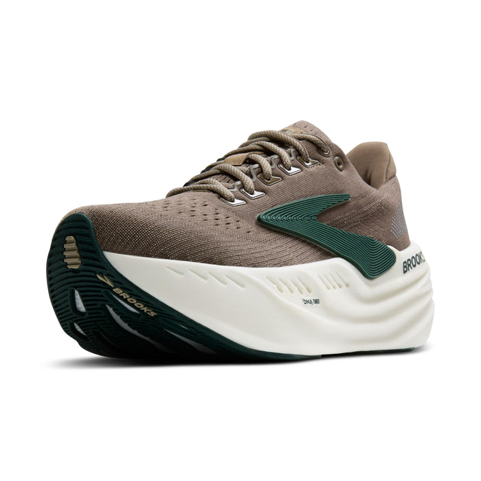 Brooks Men’s Glycerin Max Neutral Running & Walking Shoe - Falcon/Green/London-Fog - 15 Medium