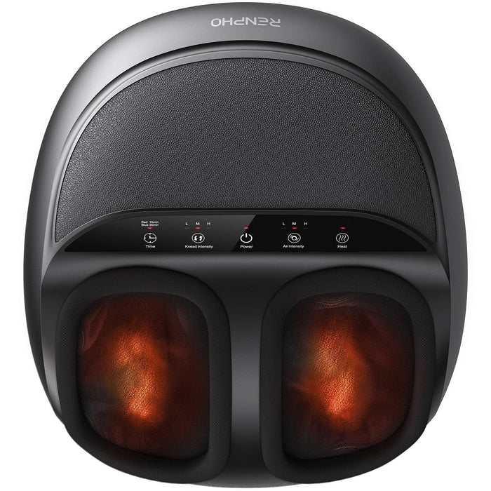RENPHO Foot Massager Machine [2025 Upgraded], FSA HSA Eligible Shiatsu Foot Massager with Heat, Plantar Fasciitis Massager, True Foot Massage, Mothers Day Gifts for Women Mom Men, Fits Up to Size 13