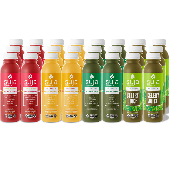 Suja 3-Day Cold-Pressed Juice Cleanse | Organic, Fresh Pressed Juice with No Added Sugar | Supports Immune & Digestive Health | Delicious Greens + Real Fruit | Plant-Based, Gluten-Free & Beginner Friendly (3 Day Cleanse)GET 20% OFF STOREWIDE!
