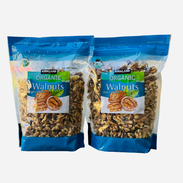 Kirkland Organic Walnuts - 1.7lb - PACK OF 2