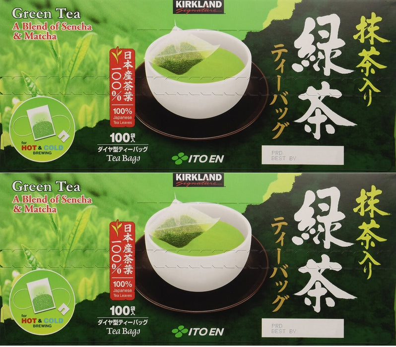 Kirkland Ito En Matcha Blend Japanese Green Tea nliiBB, 2Pack (100 Count)