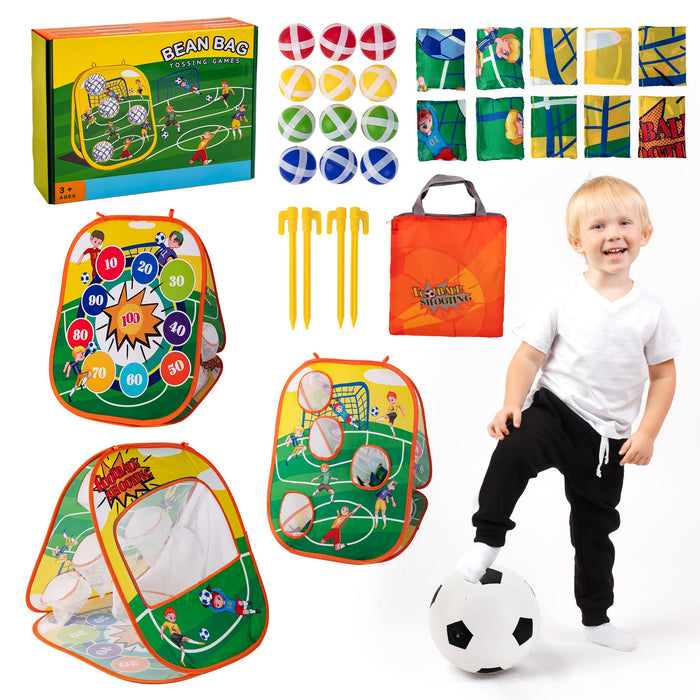 Retros Market Bean Bag Toss Game Toy, Football Toys. Toddler Outdoor/Indoor Toys, for Kids Ages 3 4 5 6 7 8 Year Old Boys Gift, Birthday Or Christmas Party Game Toys, Backyard Game
