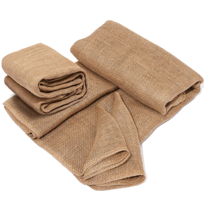 40" x40 Feet Premium Natural Burlap Fabric Roll – Multipurpose for Gardening, Weddings, Crafts & Holiday Decor – Wedding Aisle Runner, Halloween/Christmas Burlap, Weed Barrier & More