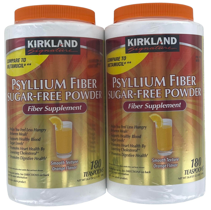 Kirkland Signature Sugar-Free Psyllium Fiber Supplement Powder, 360 DosesQ