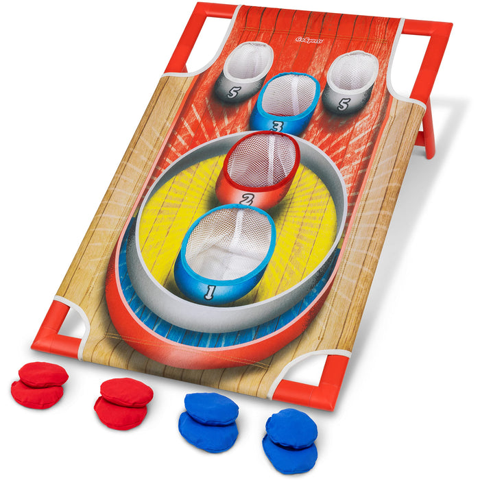 Retros Market Portable PVC Framed Bean Bag Toss Games - Great for All Ages & Includes Fun Rules, Choose Your Style