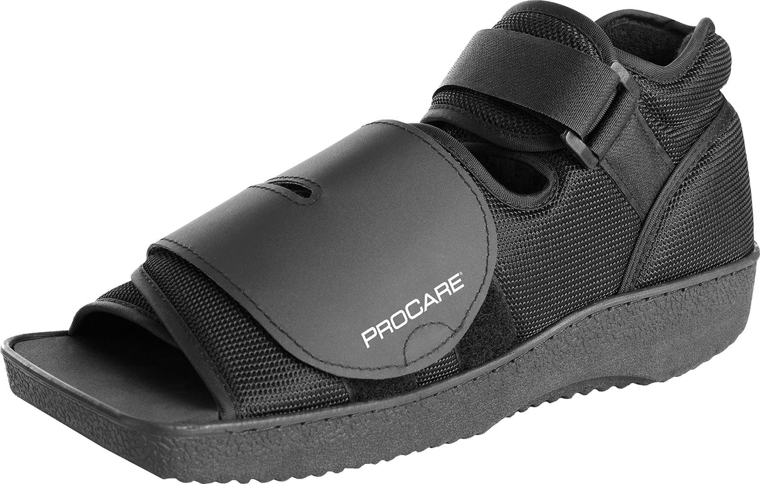 ProCare Squared Toe Post-Op Shoe, X-Large (Shoe Size: Women's 13.5+ / Men's 12.5+), Black