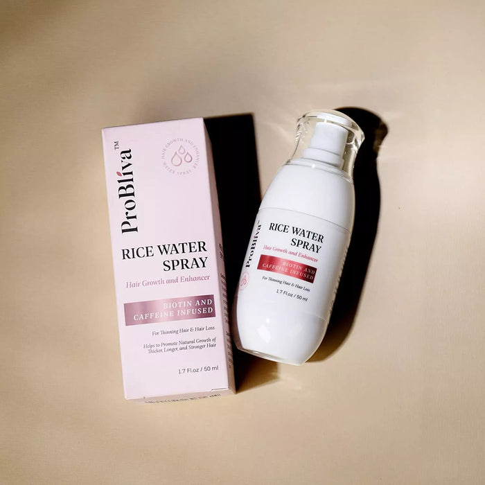 ProBliva Hair Growth Treatment Based on Rice Water, Biotin Caffeine, Castor Oil Infused