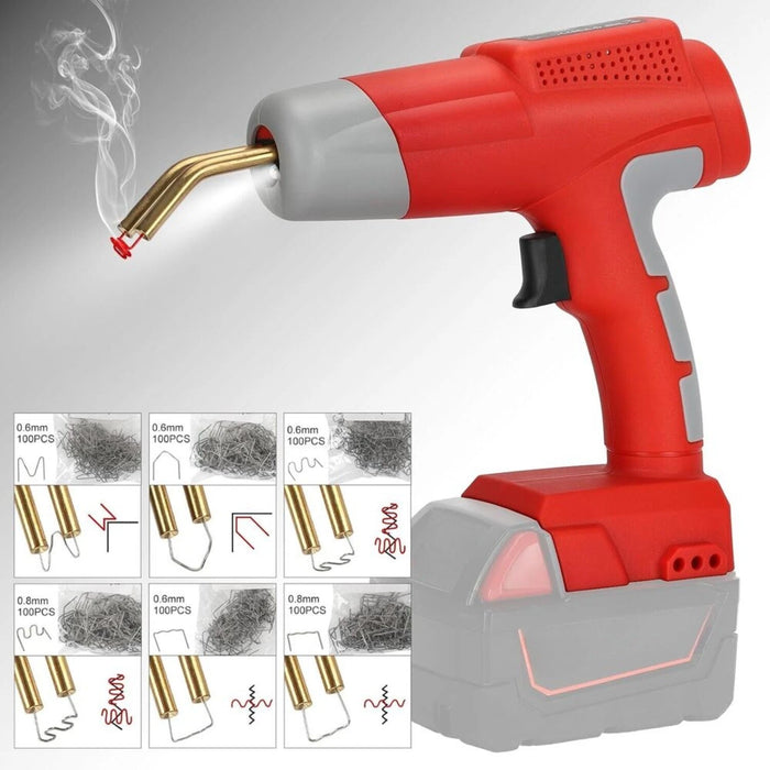 Portable Plastic Welder Kit Soldering Tool Car Bumper Repair for Milwaukee 18V